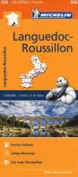 Languedoc-Roussillon 1:200.000 edito da Michelin Italiana