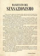 Manifesto del Sensazionismo di Giacomo Pietoso edito da Colorando I Pensieri