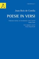Poesie in versi di Joan Roís de Corella edito da Aracne