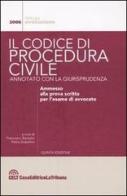 Il codice di procedura civile annotato con la giurisprudenza edito da La Tribuna