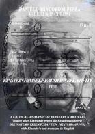 A Critical analysis of Einstein's article di Daniele Roncoroni Pensa edito da Youcanprint