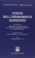 Codice dell'ordinamento giudiziario vol.2.2 di Giovanni Mattencini, Roberto Parziale edito da Giuffrè