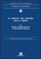 Il diritto nel mistero della Chiesa vol.4 edito da Lateran University Press