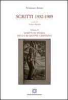 Scritti 1932-1989 vol.2 di Tommaso Bozza edito da Edizioni Scientifiche Italiane