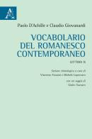 Vocabolario del romanesco contemporaneo. Lettera B di Paolo D'Achille, Claudio Giovanardi edito da Aracne