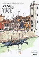 Venezia Sketch Tour. Guida turistica della città in 130 illustrazioni. Ediz. inglese edito da Kleiner Flug