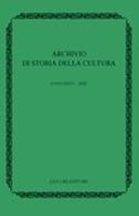 Archivio di storia della cultura (2022) vol.35 edito da Liguori