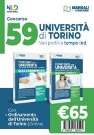 Concorso 59 posti Università di Torino: manuale completo + quiz commentati edito da Nld Concorsi