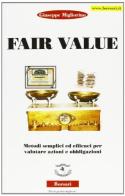Fair value vol.1 di Giuseppe Migliorino edito da Borsari
