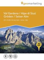 3D Wanderkarte Gröden / Seiser Alm-Carta escursionistica 3D Val Gardena / Alpe di Siusi edito da Tappeiner