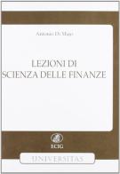 Lezioni di scienza delle finanze di Antonio Di Majo edito da ECIG