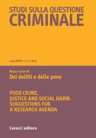 Studi sulla questione criminale (2023) vol.3 edito da Carocci