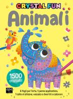 Animali. Crystal fun. Ediz. a colori. Con penna applicatore. Con spatola edito da Ape Junior