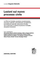 Lezioni sul nuovo processo civile. La Riforma Cartabia edito da Zanichelli