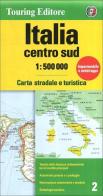 Italia centro sud 1:500.000. Carta stradale e turistica edito da Touring