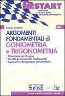 Argomenti fondamentali di goniometria e trigonometria di Carmelo Di Stefano edito da Edizioni Giuridiche Simone