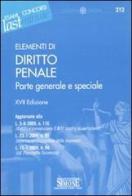 Elementi di diritto penale. Parte generale e speciale edito da Edizioni Giuridiche Simone