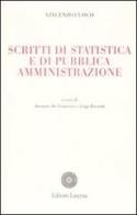 Scritti di statistica e di pubblica amministrazione di Vincenzo Cuoco edito da Laterza