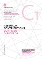 Contributi di ricerca. Ediz. italiana e inglese vol.1 edito da Gangemi Editore