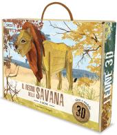 Il regno della savana. Il leone 3D. Ediz. a colori. Con Giocattolo di Valentina Manuzzato, Valentina Bonaguro edito da Sassi