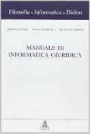 Manuale di informatica giuridica di Paolo Baldini, Paolo Guidotti, Giovanni Sartor edito da CLUEB