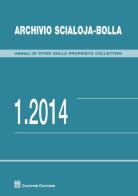 Archivio Scialoja-Bolla (2014) vol.1 edito da Giuffrè