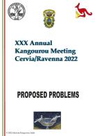 XXX Annual Kangourou Meeting. Proposed problem. Ediz. a spirale edito da Kangourou Italia