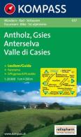 Carta escursionistica n. 057. Anterselva-Valle di Casies 1:25.000. Adatto a GPS. Digital map. DVD-ROM edito da Kompass