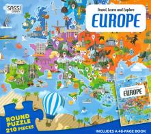 Europe. Travel, learn and explore. Con puzzle. Ediz. a colori di Giulia Pesavento, Alberto Borgo edito da Sassi