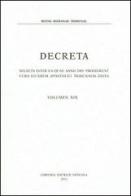 Decreta. Selecta inter ea quae anno 2001 prodierunt cura eiusdem apostolici tribunalis edita vol.19 edito da Libreria Editrice Vaticana