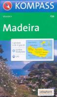 Carta escursionistica n. 234. Portogallo. Madeira 1:50.000. Adatto a GPS. Digital map. DVD-ROM edito da Kompass