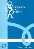 Sacramentaria e scienze religiose vol.43 edito da Studia Picena