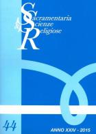 Sacramentaria e scienze religiose vol.44 edito da Studia Picena