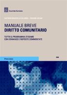 Diritto comunitario. Manuale breve di Antonio M. Calamia, Viviana Vigiak edito da Giuffrè