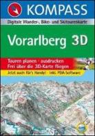 Carta digitale Austria n. 4297. Vorarlberg. Digital map. Con DVD-ROM edito da Kompass