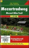 Mozartradweg. Mozart Bike Trail 1:125.000. Rad-Freizeitkarte-Cycling-Leisure map. Ediz. inglese e tedesca edito da Touring
