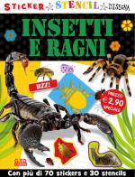 Insetti e ragni. Stickers stencil disegna edito da Vega Edizioni