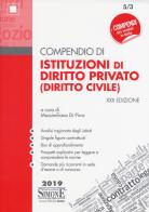 Compendio di istituzioni di diritto privato (diritto civile) edito da Edizioni Giuridiche Simone