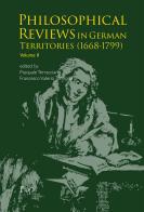 Philosophical reviews in german territories (1668-1799) vol. 2 edito da Firenze University Press