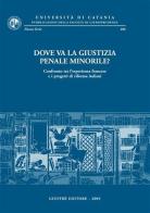 Dove va la giustizia penale minorile? Confronto tra l'esperienza francese e i progetti di riforma italiani edito da Giuffrè