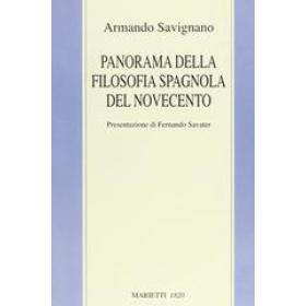 Panorama della filosofia spagnola del Novecento