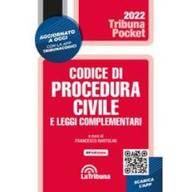 Codice di procedura civile e leggi complementari. Con App Tribunacodici