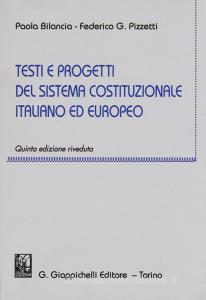 Testi e progetti del sistema costituzionale italiano ed europeo.pdf