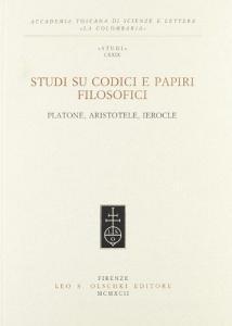 Studi su codici e papiri filosofici. Platone, Aristotele, Ierocle.pdf