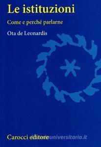 Le istituzioni. Come e perché parlarne.pdf