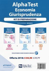 Alpha Test. Economia giurisprudenza. Kit di preparazione. Con Contenuto digitale per download e accesso on line.pdf