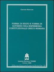 Forma Di Stato E Forma Di Governo Nell Esperienza Costituzionale