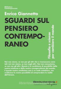Ebook Sguardi sul pensiero contemporaneo di Enrico Giannetto edito da libreriauniversitaria.it