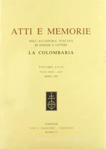 Atti e memorie dellAccademia toscana di scienze e lettere «La Colombaria». Nuova serie vol.58.pdf