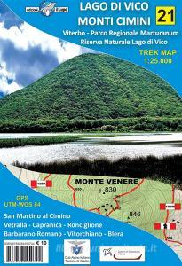 Lago di Vico, Monti Cimini. Viterbo, Parco regionale Marturanum e Riserva naturale Lago di Vico. Carta escursionistica 1:25.000.pdf